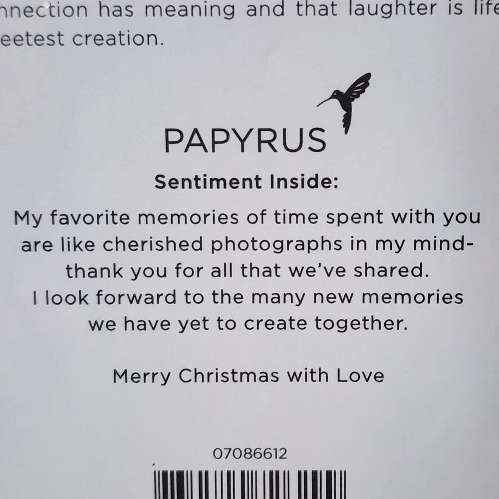 Papyrus Christmas Card for Brother Pinecones Plaid Gold Foil 07086612